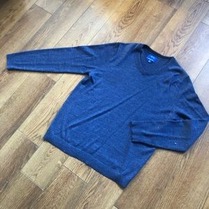 Men’s long sleeve blue sweater